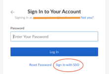 SSO login