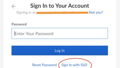 SSO login