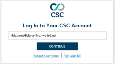 Login CSC