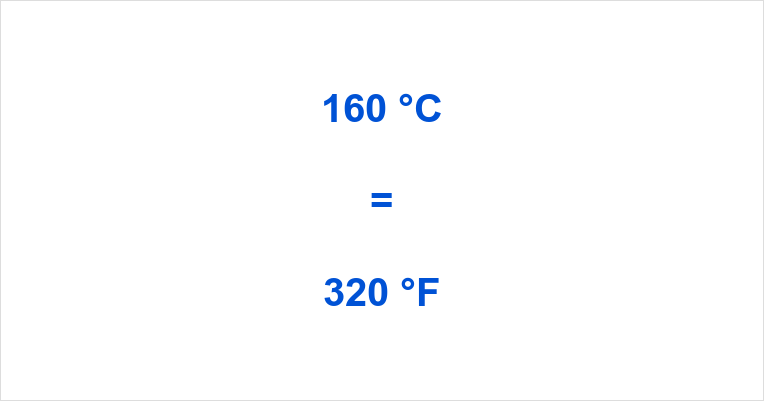 160 c to f