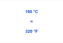 160 c to f